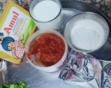 A picture of step 2 of Tricolour mayonnaise pasta.