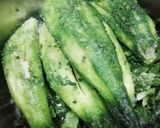 A picture of step 1 of Bitter Gourd with Tomato.