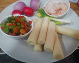 Foto del paso 1 de la receta: Ceviche de palmitos y gambones