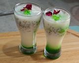 A picture of step 5 of Badam Pisin Milk Shake.