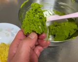 A picture of step 7 of Matcha Sweet Potato Christmas Tree.