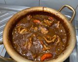 รูปขั้นตอนการทำที่ 5 ของ แกงกะหรี่ใส่เส้นอุด้ง (カレーうどん)