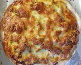 A picture of step 13 of Completely homemade chicken madras pizzas.