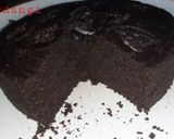 A picture of step 7 of Oreo Biscuit Cake.