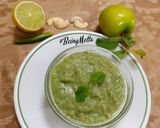A picture of step 4 of Minty Ber Chutney/ Minty- Jujube Chutney.