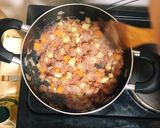 A picture of step 3 of Corned Beef with Veggies.