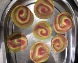 A picture of step 7 of Tricolored puris.