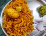 A picture of step 12 of Egg Biryani.