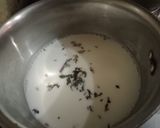 A picture of step 1 of Spice tea with mint and honey.