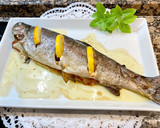 Foto del paso 10 de la receta: Truchas rellenas con bacon y cebolla crujiente