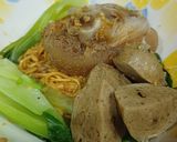 Hình bước làm 3 của món Mì trứng trộn