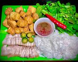Hình bước làm 4 của món Bún Đậu Thịt Luộc Mắm Tôm