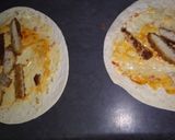 A picture of step 2 of Chicken wraps.