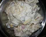 A picture of step 4 of Russian salad.