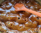 A picture of step 2 of Murmura ka laddu.