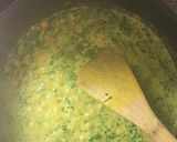 A picture of step 3 of Broccoli Dal (vegan).