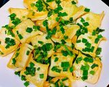 Hình bước làm 2 của món Đậu tẩm hành