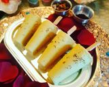 A picture of step 5 of Thandai kulfi.