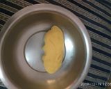 A picture of step 1 of Makki ki roti.