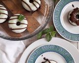 Foto del passaggio 6 della ricetta Panna cotta donuts, al cioccolato e menta