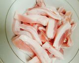 Hình bước làm 1 của món Tốp mỡ kho khô