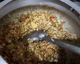 A picture of step 4 of Veggies khichdi.