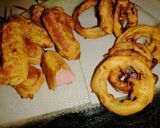 Foto del paso 4 de la receta: Aros de Cebolla y Frankfurter empanados