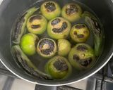 A picture of step 1 of Carne en su jugo.