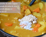 Foto del paso 7 de la receta: Curry japonés con pollo, sin pastillas (カレーライス)