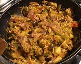 Une image de l'étape 6 de Courgette xxl farcie aux légumes,pancetta et beaufort.
