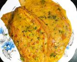 A picture of step 5 of Stuffed besan chhila.
