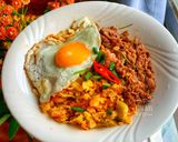 Hình bước làm 3 của món Cơm Chiên Bò Kim Chi
