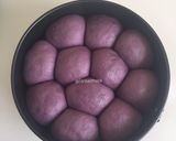 Foto langkah ke 5 dari resep Roti Sobek Ubi Ungu.