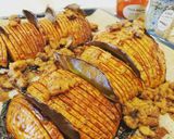 Une image de l'étape 8 de Butternut rôti aux châtaignes façon Hasselback.