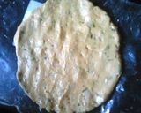 A picture of step 2 of Tricolour Thalipeeth.