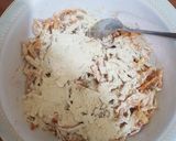 A picture of step 2 of Aloo ke Pakoray.