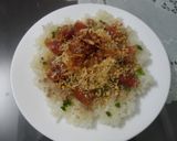 Hình bước làm 2 của món Xôi mặn thập cẩm