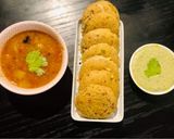 A picture of step 4 of Oats Idli.