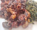 A picture of step 7 of Fried Matumbo (Tripe) with Kienyeji.