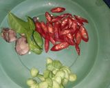 Foto langkah ke 2 dari resep Lodeh pepaya muda+baby gurita.