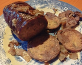 Foto del paso 5 de la receta: Redondo de ternera relleno de champiñones, ciruelas, pasas y orejones