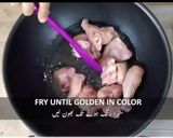 A picture of step 1 of White Chicken Karahi.