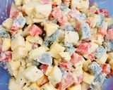 A picture of step 4 of Healthy Ambrosia Salad.