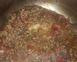 A picture of step 3 of Vegetables macroni.