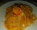 Foto langkah ke 6 dari resep Spaghetti saos tomat, telur, toge (3t).