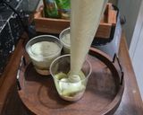 Foto langkah ke 7 dari resep Matcha Turkish Magnolia Pudding.