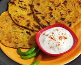 A picture of step 4 of Barley ka spicy chilla.