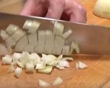 A picture of step 1 of Sage, onion, sausage and chestnut stuffing for your Christmas dinner.