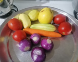 عکس مرحله 1 از دستور خوراک صیفی جات یا خوراک جالیز