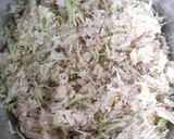 รูปขั้นตอนการทำที่ 2 ของ ไก่บดเต้าหู้กะหล่ำปลีแฮมเบิร์ก